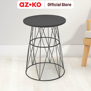 AZKO Soleil Othello Meja Teras Steel - Hitam