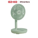AZKO Memoo Kipas Angin Meja Lipat Rechargeable - Hijau