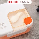 AZKO Ataru 1.1 ltr Wadah Makanan Square - Orange