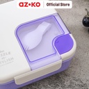 AZKO Ataru 1.1 ltr Wadah Makanan Square - Ungu