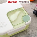 AZKO Ataru 1.1 ltr Wadah Makanan Square - Hijau