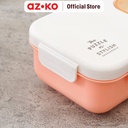 AZKO Ataru 1.1 ltr Wadah Makanan Rectangular - Orange