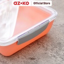 AZKO Ataru 1.2 ltr Wadah Makanan Spork Clip Gm - Coral