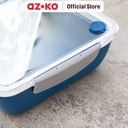 AZKO Ataru 1.2 ltr Wadah Makanan Spork Clip Gm - Biru
