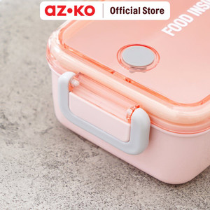 AZKO Ataru 900 ml Wadah Makanan Simple Clip - Pink