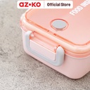 AZKO Ataru 900 ml Wadah Makanan Simple Clip - Pink