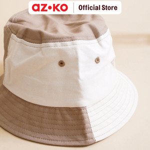 AZKO Ataru Topi Bucket Patches - Cokelat