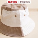 AZKO Ataru Topi Bucket Patches - Cokelat