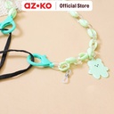 AZKO Ataru Tali Masker Rantai Bear - Hijau