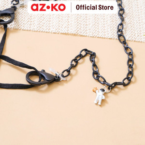 AZKO Ataru Tali Masker Chain Astronaut - Hitam