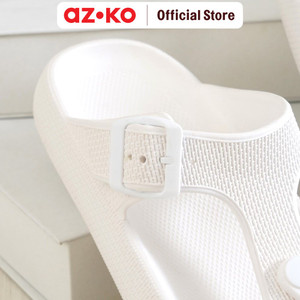 AZKO Ataru Ukuran 40 Sandal Jepit Thick Flip Flop - Putih