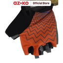 AZKO Landstro Sarung Tangan Sepeda Sports Hf 19 Ukuran M - Orange