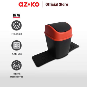 AZKO Otto Klasse Tempat Sampah Mobil Dengan Bantalan Antislip