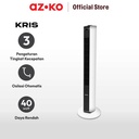 AZKO Kris Kipas Angin Berdiri Mechanical 40 Watt - Putih
