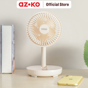 AZKO Memoo Kipas Angin Lipat Portable Rechargeable - Putih
