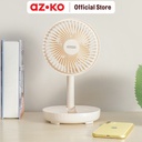 AZKO Memoo Kipas Angin Lipat Portable Rechargeable - Putih