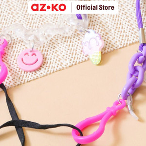 AZKO Ataru Tali Masker Weave Ice Cream - Ungu