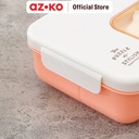 AZKO Ataru 1.1 ltr Wadah Makanan Square - Orange