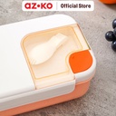 AZKO Ataru 1.1 ltr Wadah Makanan Rectangular - Orange