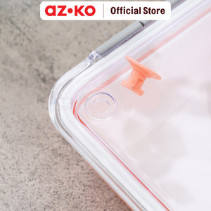 AZKO Ataru 1.2 ltr Wadah Makanan Spork Clip Gm - Coral