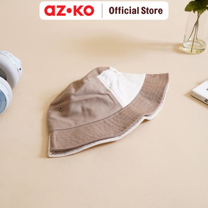 AZKO Ataru Topi Bucket Patches - Cokelat