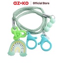 AZKO Ataru Tali Masker Rope Rainbow - Hijau