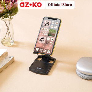 AZKO Ataru Phone Stand Lipat Retractable - Hitam