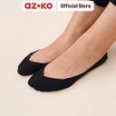 AZKO Ataru Set 2 Pasang Kaos Kaki Wanita Liner - Hitam