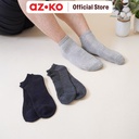 AZKO Ataru Set 3 Pasang Kaos Kaki Pria Ankle Basic