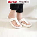AZKO Ataru Ukuran 40 Sandal Jepit Thick Flip Flop - Putih