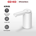 AZKO Kris Pompa Air Galon Rechargeable Ap128b - Putih