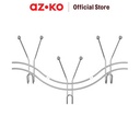 AZKO Stora Bath Gantungan Dinding Stainless Steel Bentuk Y 3 Kait