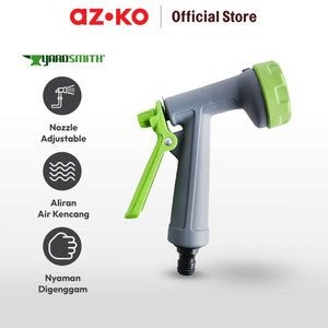 AZKO Yardsmith Kepala Selang Air Taman 5 Pattern - Hijau