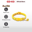 AZKO Paws N Tali Kalung Kucing Print Love - Kuning
