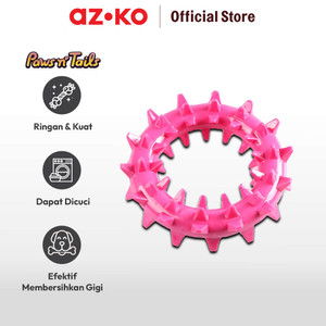 AZKO Paws N Tail Mainan Anjing Prices Ring - Merah