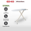 AZKO Stora 134.3X35X96 cm Meja Setrika Lipat Eucaelyptus