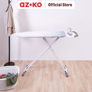 AZKO Stora 151X38X92 cm Meja Setrika Lipat Triangle Wave - Abu-Abu