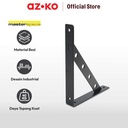 AZKO Masterspace Siku Rak Heavy Duty - Hitam