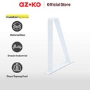 AZKO Masterspace 17 Cm Bracket Rak Dinding Industrial - Putih