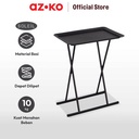 AZKO Soleil Thea Meja Teras Dengan Tray - Hitam