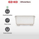 AZKO Clover Pot 27 Cm Alea Pot Tanaman - Ivory
