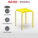 AZKO Soleil Bangku Metal Diamond - Kuning