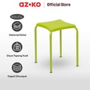 AZKO Soleil Bangku Metal Diamond - Hijau