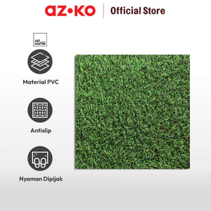 AZKO Arthome 2x1 Mtr Rumput Artifisial 4 Warna - Hijau