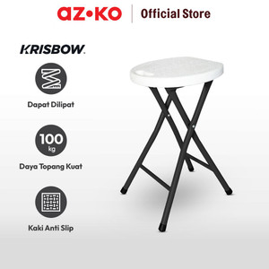 AZKO Krisbow Bangku Lipat - Putih