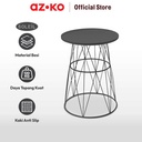AZKO Soleil Othello Meja Teras Steel - Hitam