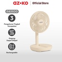 AZKO Memoo Kipas Angin Lipat Portable Rechargeable - Putih