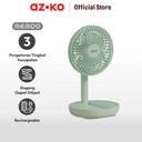AZKO Memoo Kipas Angin Meja Lipat Rechargeable - Hijau