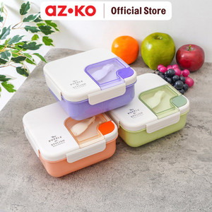 AZKO Ataru 1.1 ltr Wadah Makanan Square - Hijau