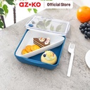 AZKO Ataru 1.2 ltr Wadah Makanan Spork Clip Gm - Biru